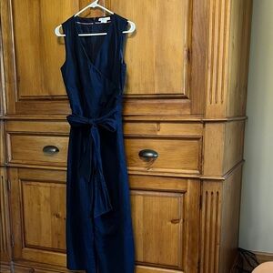 Boden Navy linen pantsuit
